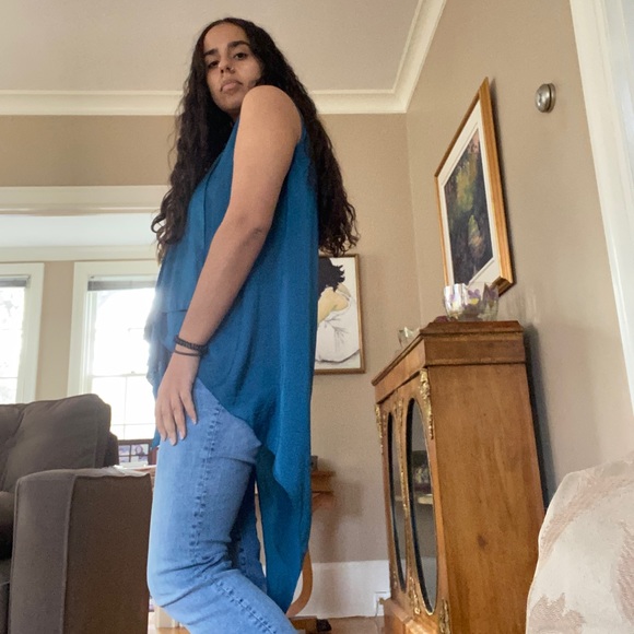 BCBG Maxazria - Uneven Billowing Blouse - Picture 4 of 5